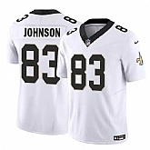 Men & Women & Youth New Orleans Saints #83 Juwan Johnson White 2023 F.U.S.E. Vapor Untouchable Limited Jersey,baseball caps,new era cap wholesale,wholesale hats